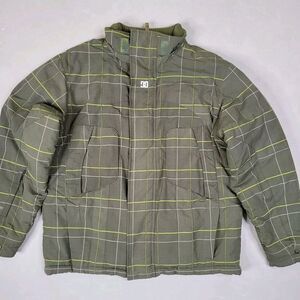 DC Puffer Jacket Vintage D.C. Plaid Men’s Medium.